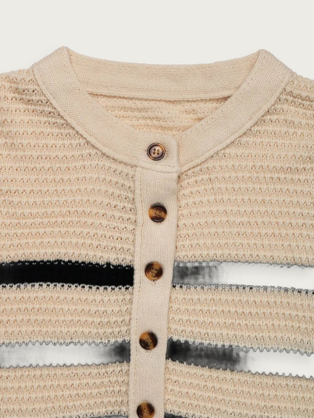 Stripad Tröja Dam Slim Fit Med Akryl Stilren Elegans
