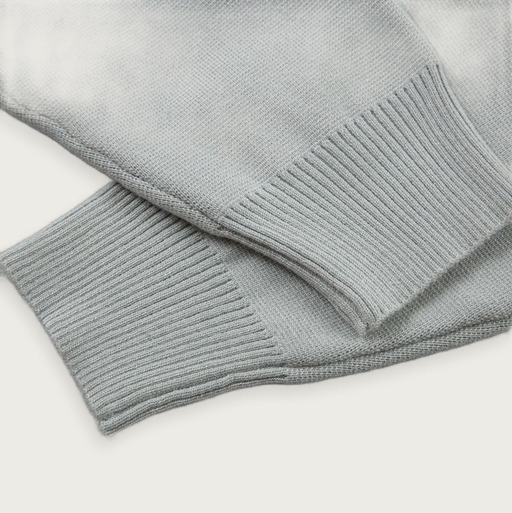 Klassisk stickad tröja med krage – Old Money-stil