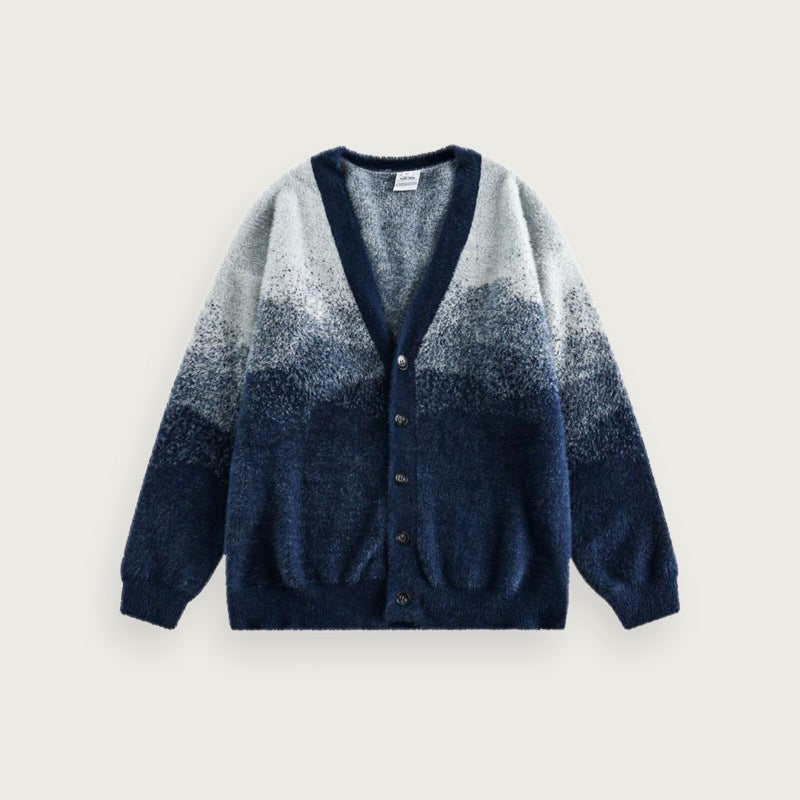 Stickad kofta – Klassisk knappmodell