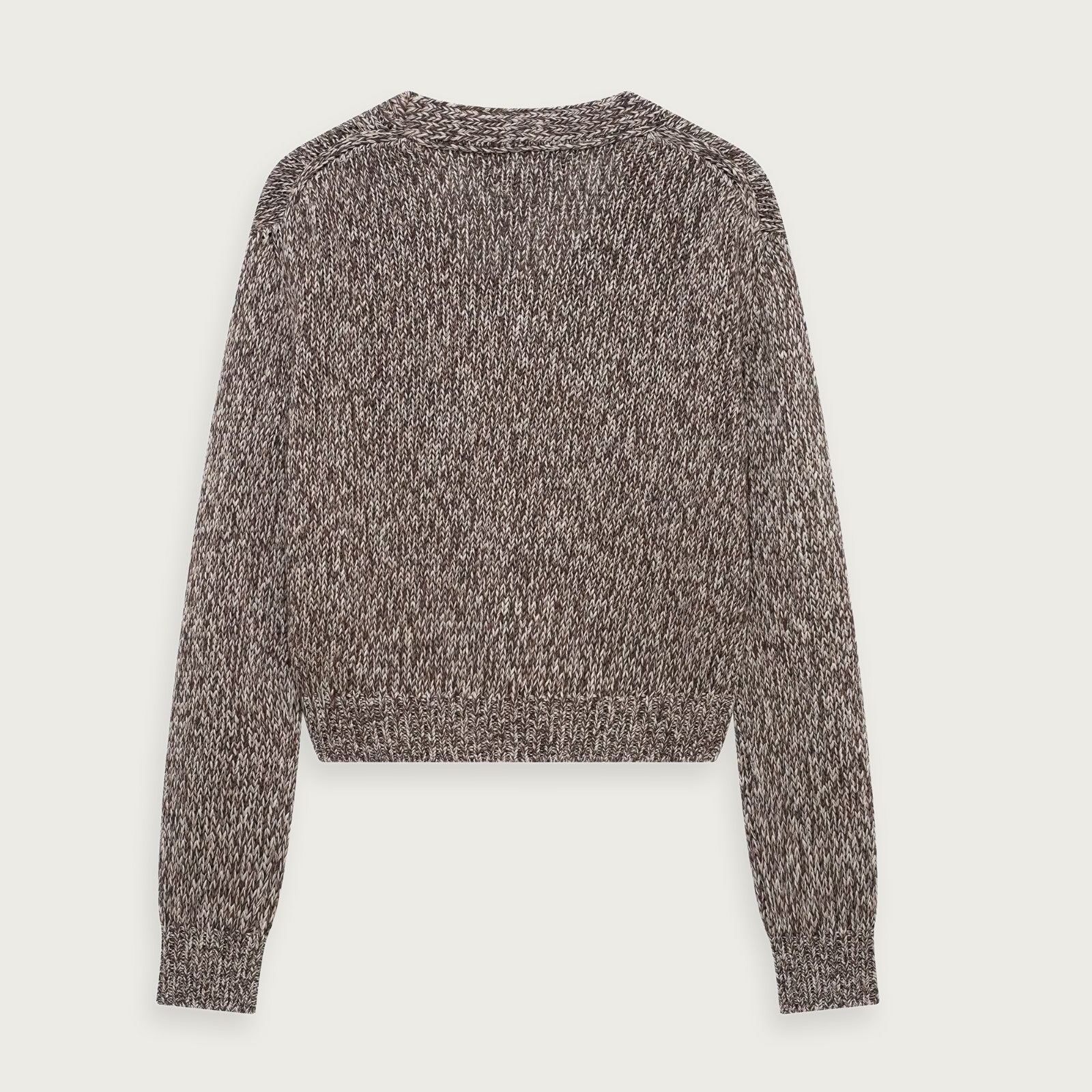 Stickad Cardigan Diamantmönstrad Stilren Elegant Passar